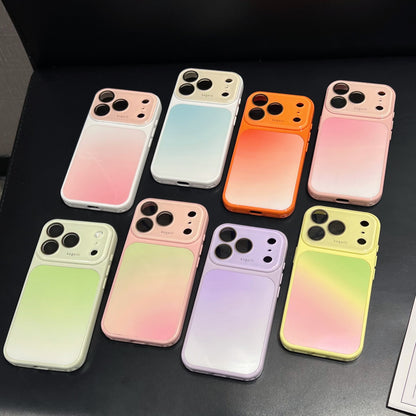 Apple Iphone Ins High-Transparency Gradient Dyeing Personalized Full Coverage, High Aesthetic Value, Light Luxury Case (Exclusive)