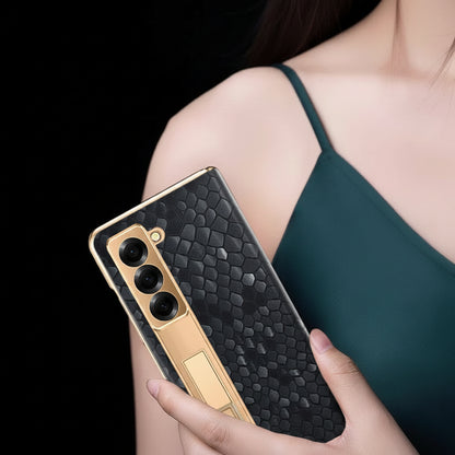Samsung Fold series Electroplated Snake Pattern Case (Exclusive)