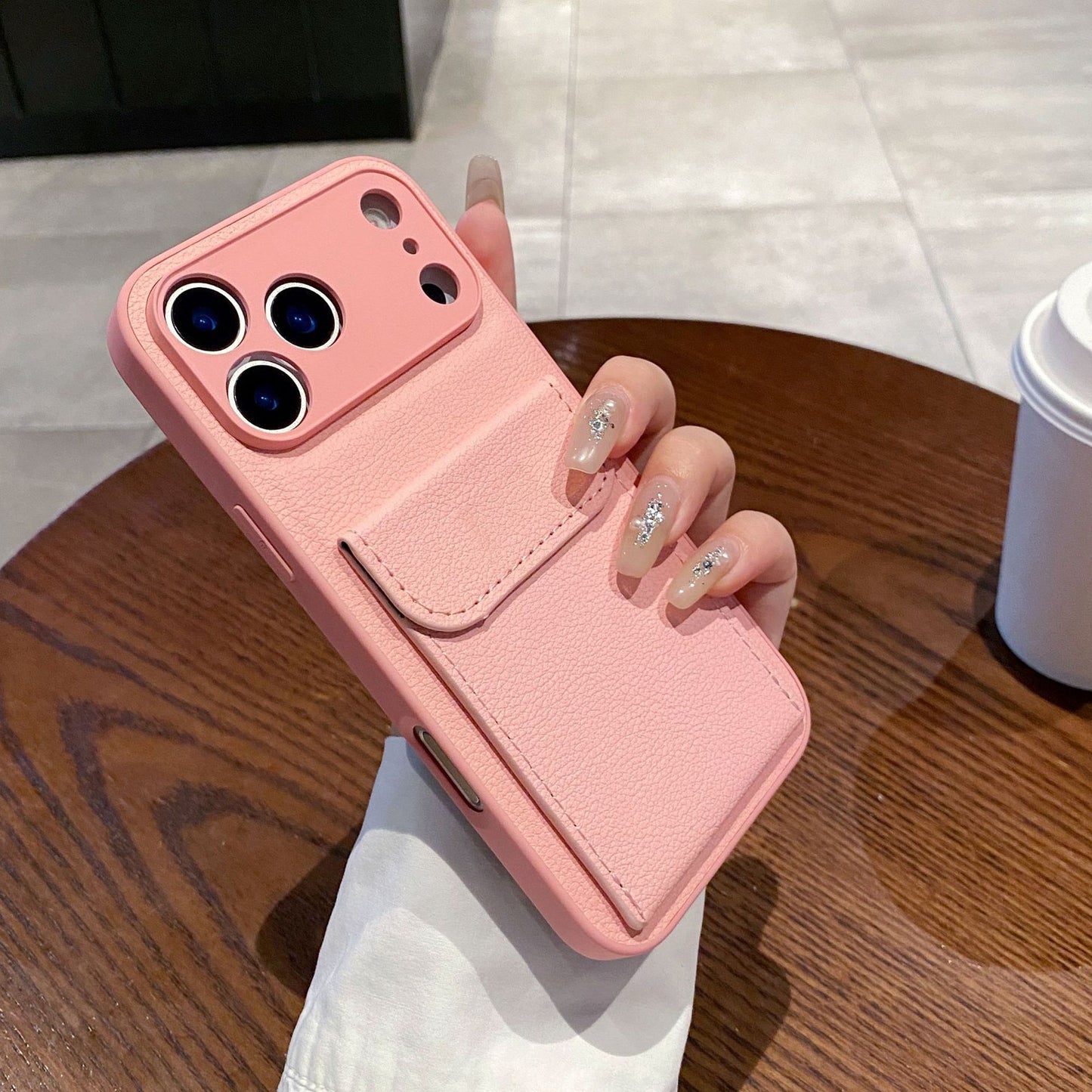 Apple Iphone Card Holder Can Be Used as a Stand Case (Exclusive)
