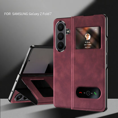 Samsung Fold Series Dual-Window Luxury Phone Case (Exclusive)
