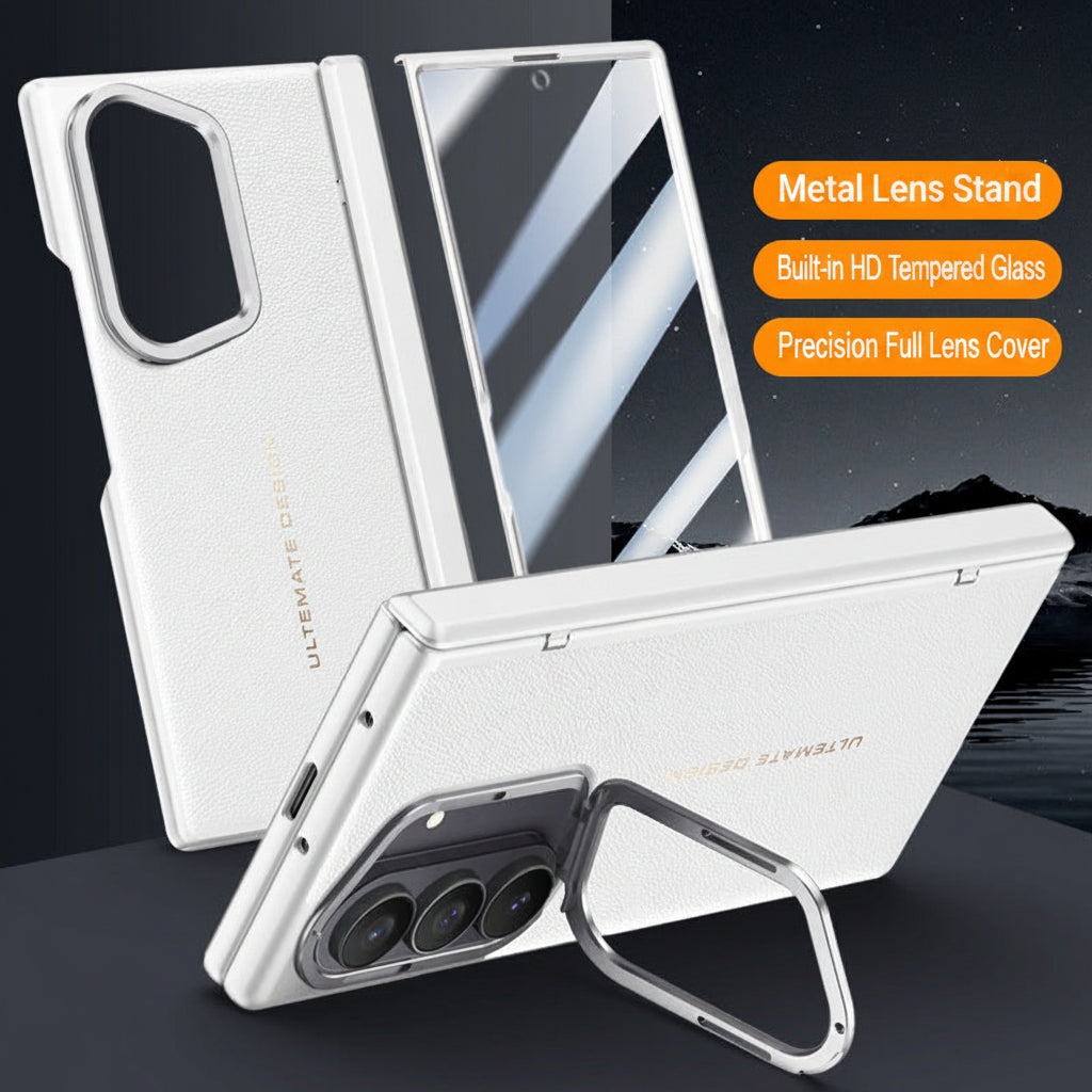 Samsung Fold series Plain Leather Phone Case (Exclusive)