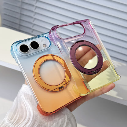 Apple iPhone Ultra fold phone case, gradient magnetic stand case (Exclusive)