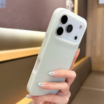 Apple Iphone series Liquid Jelly Magnetic Suction Suitable Pure Color Mobile Phone Case (Exclusive)