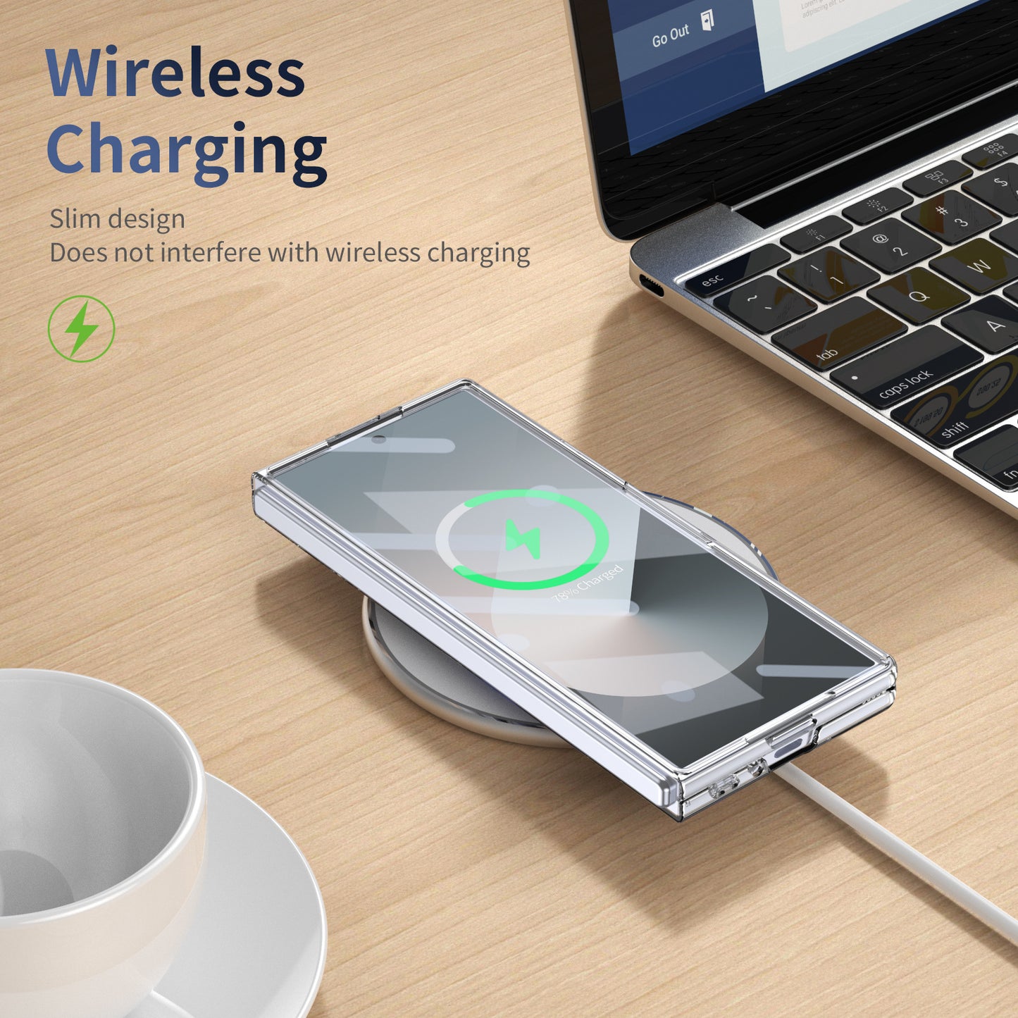 Samsung  Fold series Magnetic Rotating Stand Wireless Charging  Case and Film Integrated Protective Case (Exclusive)