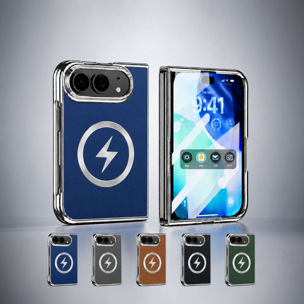 Apple Iphone Ultra series foldable screen magnetic phone with screen protector case (Exclusive)
