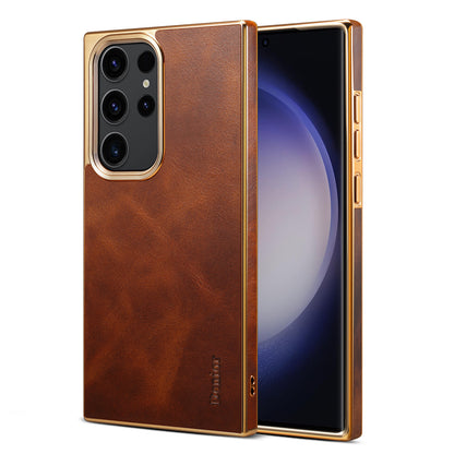 Samsung Ultra Series Hand made Denior Suitable Genuine Leather Case