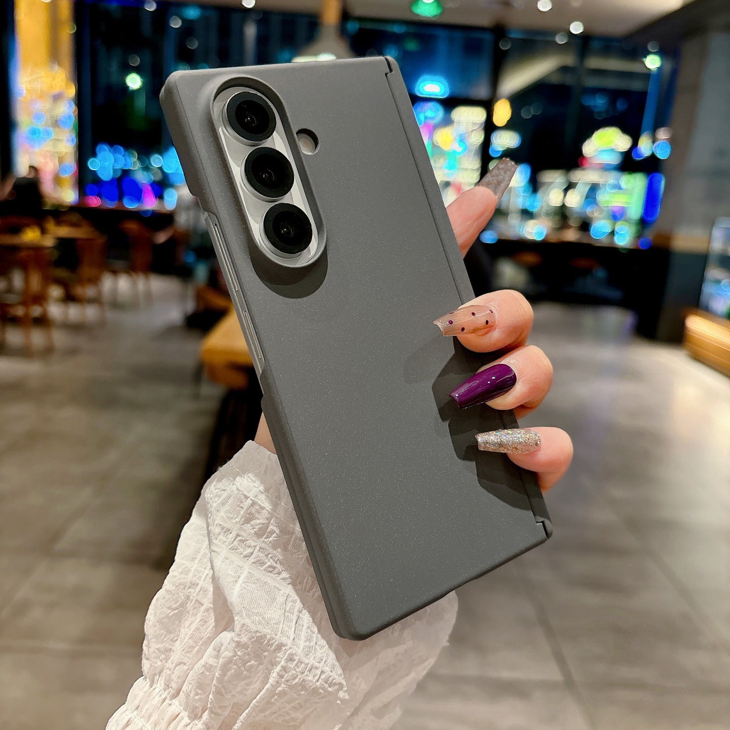 Samsung Fold Hard Shell with Central Axis Matte Gradient Protective case (Exclusive)