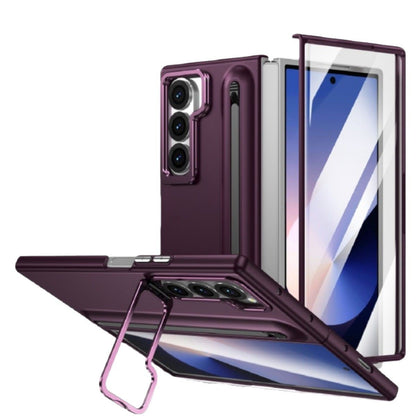 Samsung Fold series lens bracket spring pen slot case film integrated protective case (Exclusive)