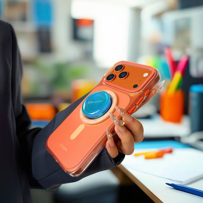 Apple Iphone Macaron High-End Laser Pure Magnetic Suction Holder Case (Exclusive)