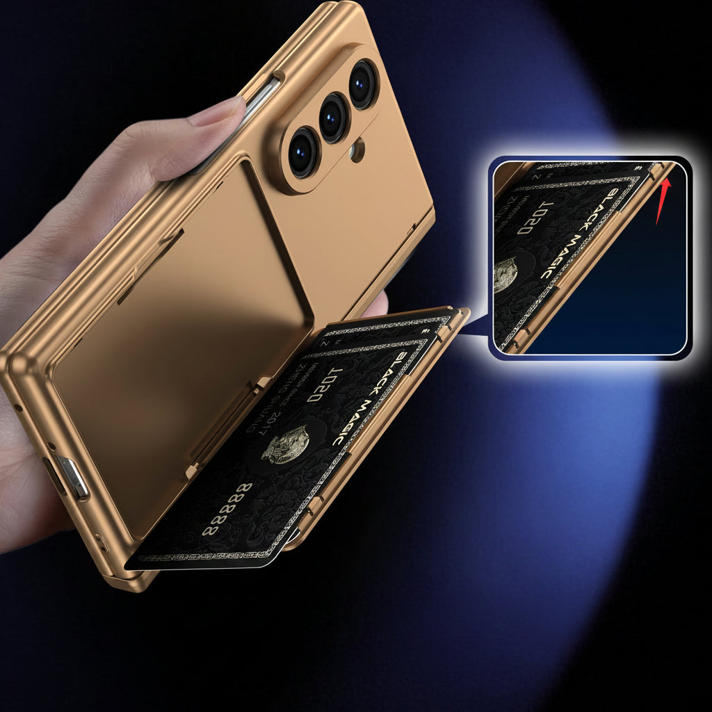 Samsung Fold series Europe and America Style Card Holder, Pen Slot, Folding Stand (Exclusive)