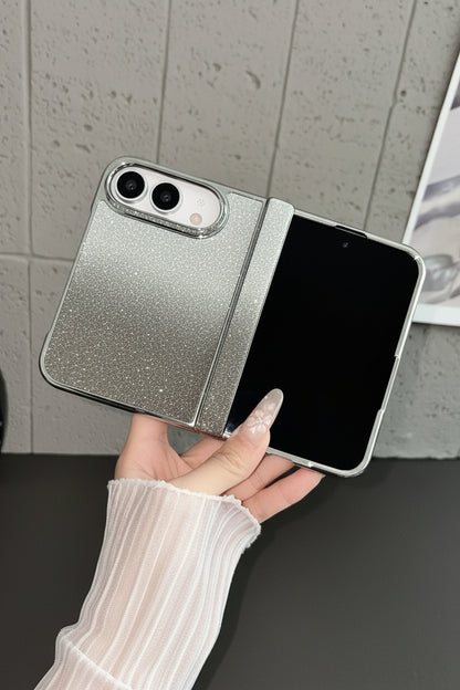 Apple Iphone Ultra gradient glitter central hinge protective case (Exclusive)