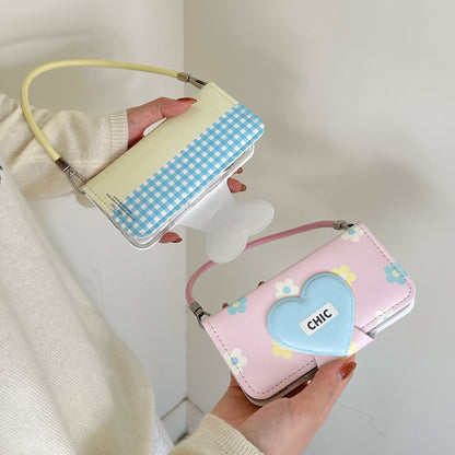 Apple iphone Three-Color Heart Suitable Case (Exclusive)