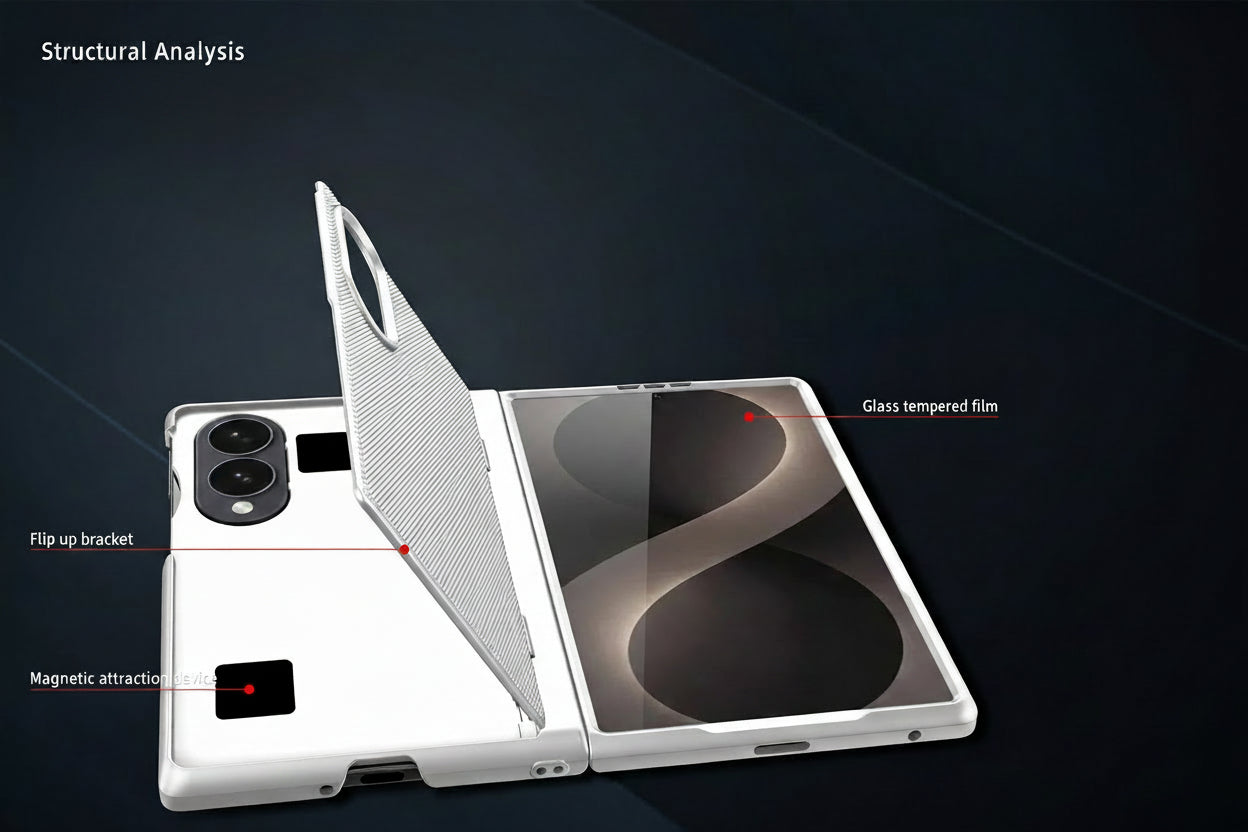 Samsung Fold series Wide Pc Oil Spray with Stand Case (Exclusive)
