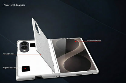 Samsung Fold series Wide Pc Oil Spray with Stand Case (Exclusive)