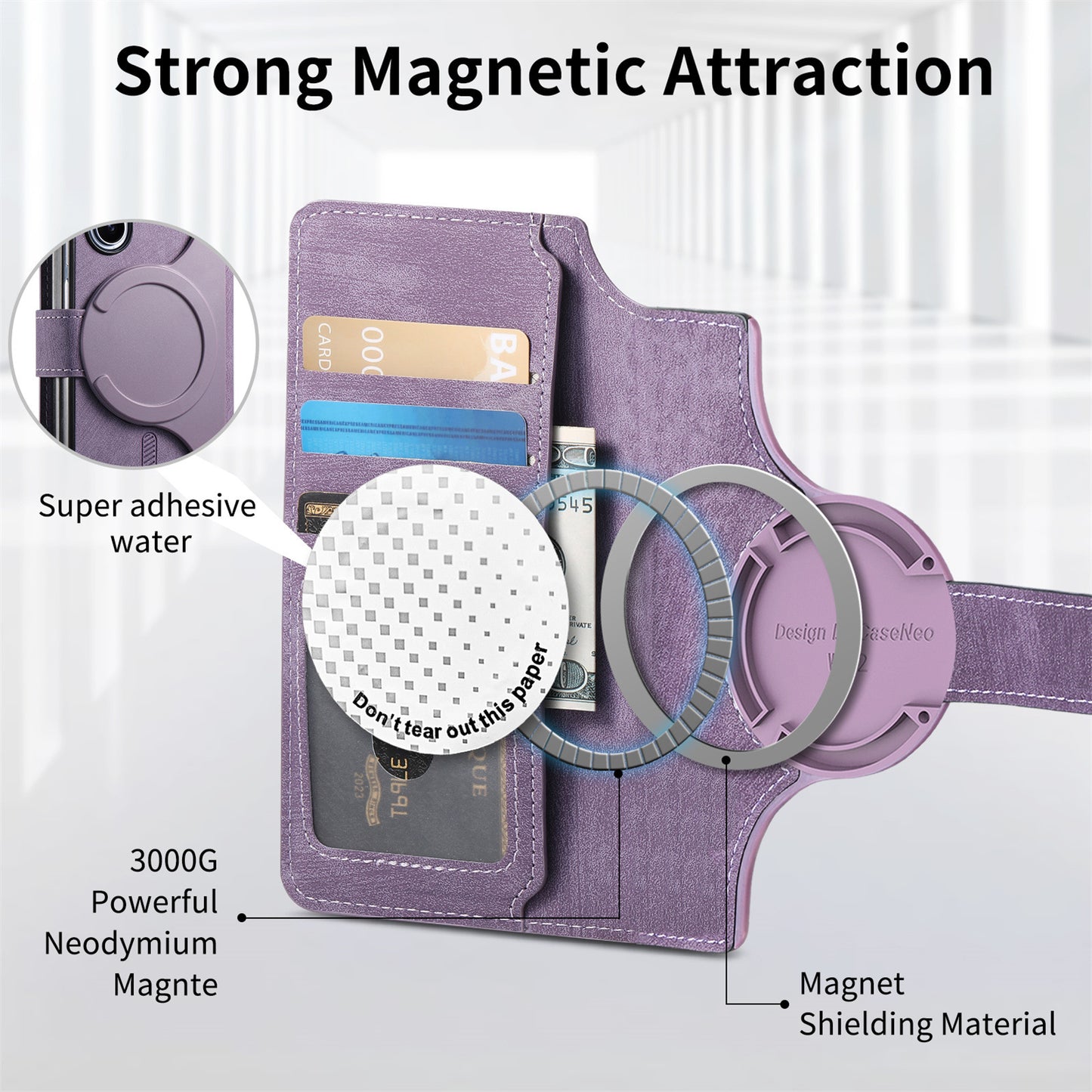 Samsung Fold Series Case All-Inclusive Anti-Fall Magnetic Separation Card Z Protective Case (Exclusive)