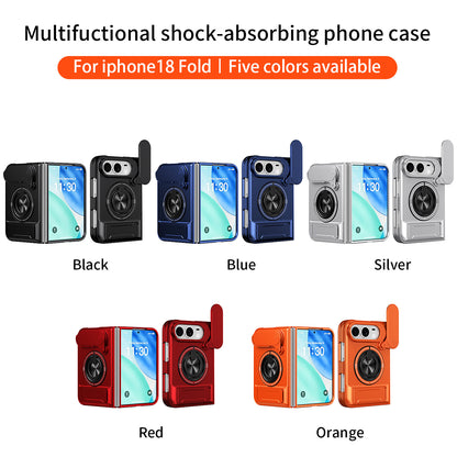 Apple iPhone Ultra Fold Shunjia sliding window Ultra stand, magnetic anti-drop phone case (Exclusive)