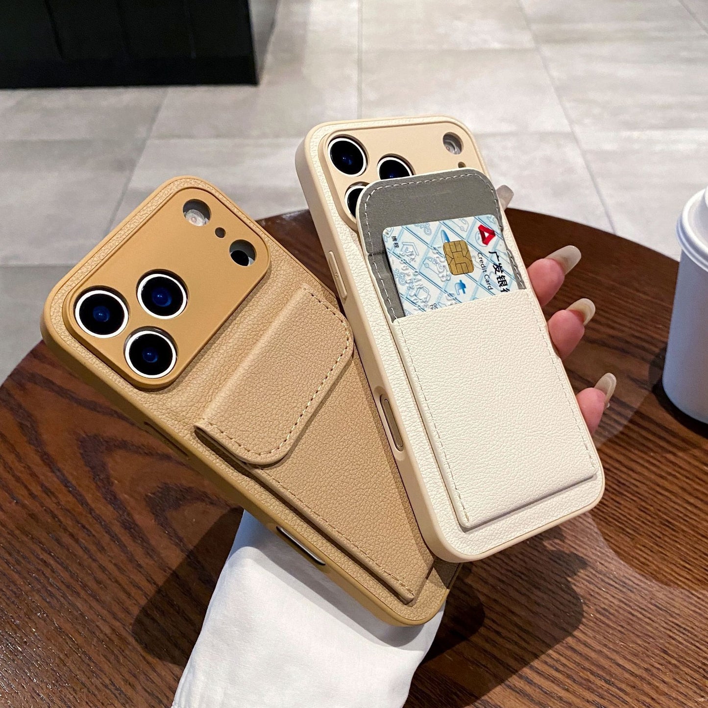 Apple Iphone Card Holder Can Be Used as a Stand Case (Exclusive)