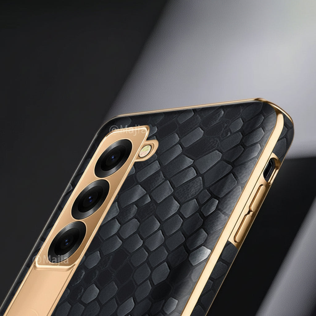 Samsung Fold series Electroplated Snake Pattern Case (Exclusive)