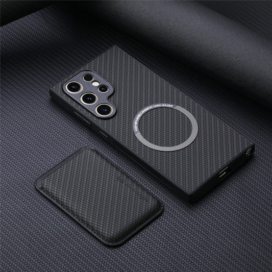 Samsung Galaxy Ultra Series Phone Case with Magnetic 2 in 1 Card Holder Leather Case  (Exclusive)