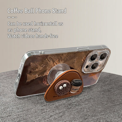 Apple Iphone Coal Ball Coffee Holder in Clacier pattern ( Exclusive )