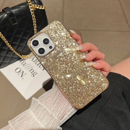 Apple iphone Glitter Sequin Strong Flash Diamond Phone Case (Exclusive)