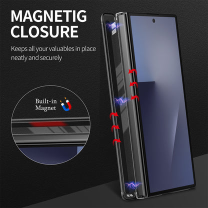 Samsung Fold series Vibrant color Trifold Magnetic Center Axis case (Exclusive)