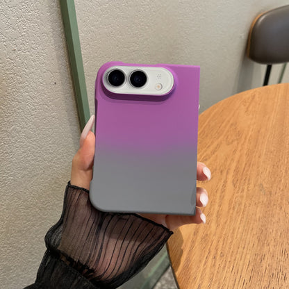 Apple Iphone Ultra fold series skin-textured gradient dual-color design case (Exclusive)