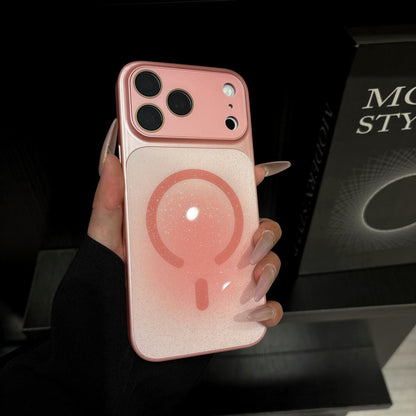 Apple Iphone Glitter Magnetic Case Suitable for Ai Camera Button Case (Exclusive)