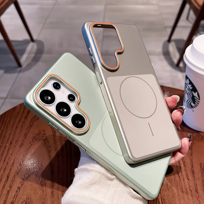 Samsusng Ultra Imitation of Original Magnetic Suction, Skin-Feel Matte Pc Anti-Fall Protective Case (Exclusive)