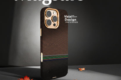 Apple iphone Carbon Fiber Pattern Kevlar Phone Case (Exclusive)