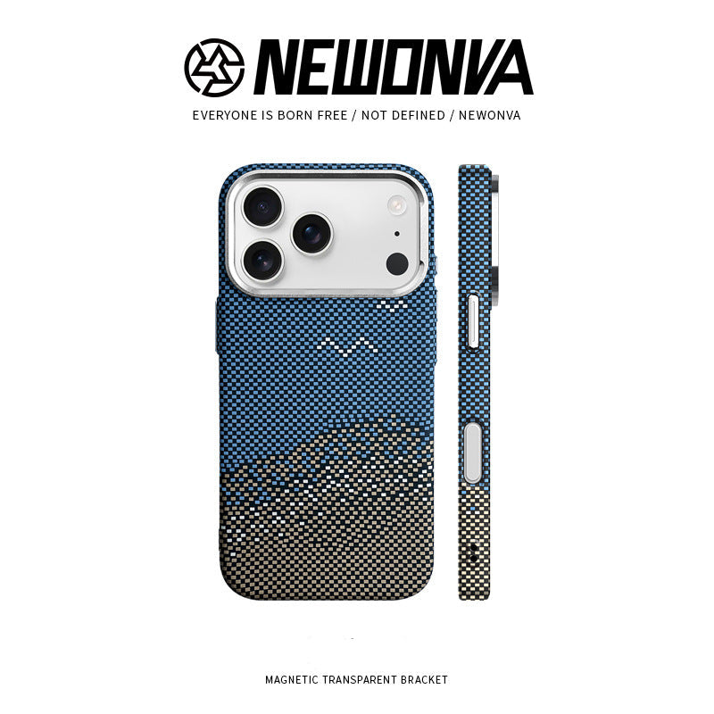 Apple iphone Carbon Fiber Pattern Kevlar Phone Case (Exclusive)