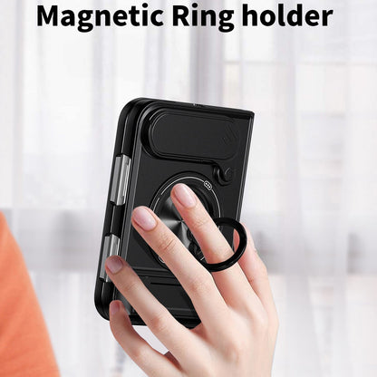 Apple iPhone Ultra Fold Shunjia sliding window Ultra stand, magnetic anti-drop phone case (Exclusive)