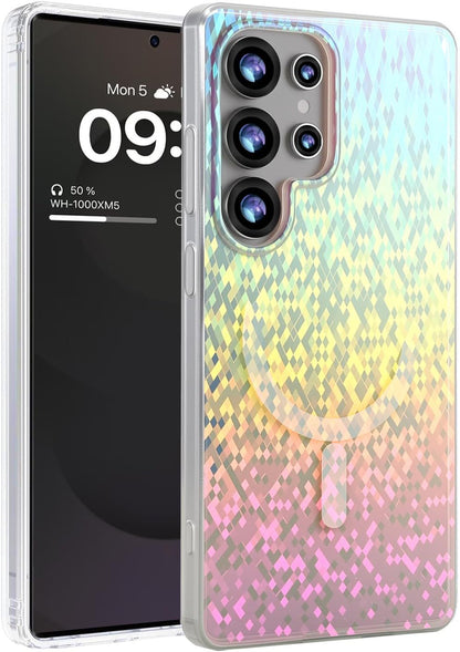 Samsung Ultra series Frosted Gradient Transparent Anti-Fall Protective Case (Exclusive)