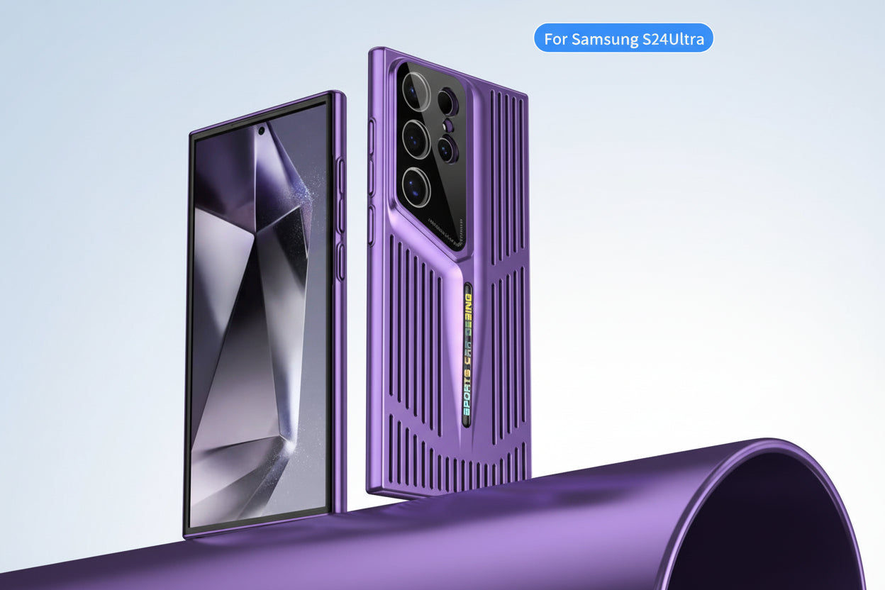Samsung Ultra Series Blade Suitable Frosted Breathable Electroplating Case  (Exclusive)