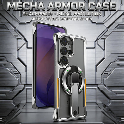 Apple Iphone & Samsung ultra rotating stand with film, metal frame, magnetic stand, protective case (Exclusive)