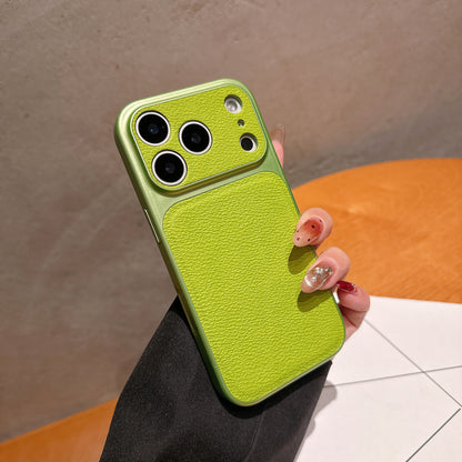 Apple Iphone Intantly Transforms Into Large View Business Style Lychee Textured Phone Case  (Exclusive)