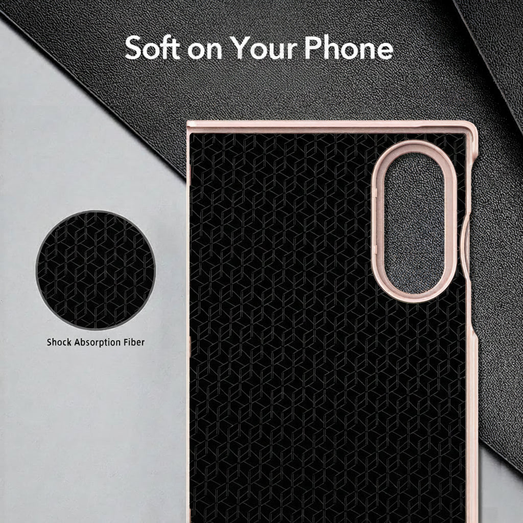 Samsung Fold series Wide Pc Oil Spray with Stand Case (Exclusive)