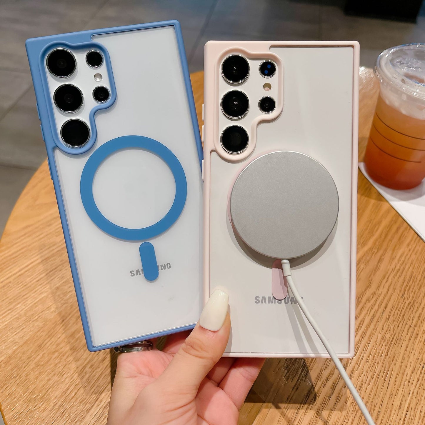 Samsung Ultra Series Transparent Acrylic Cover with Superior Drop-Resistant  (Exclusive)