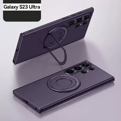Samsung Ultra series Matte Invisible Pull-Rod Stand Magnetic Magsafe Hard Protective Case (Exclusive)