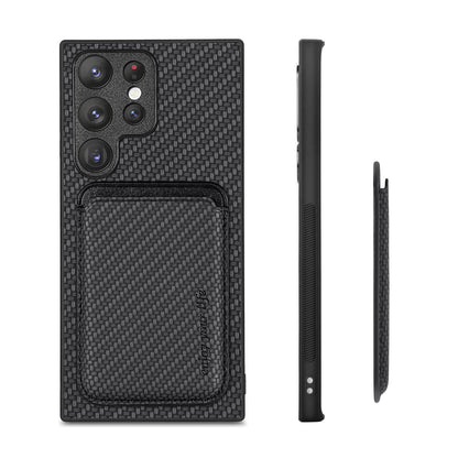 Samsung Galaxy Ultra Series Phone Case with Magnetic 2 in 1 Card Holder Leather Case  (Exclusive)