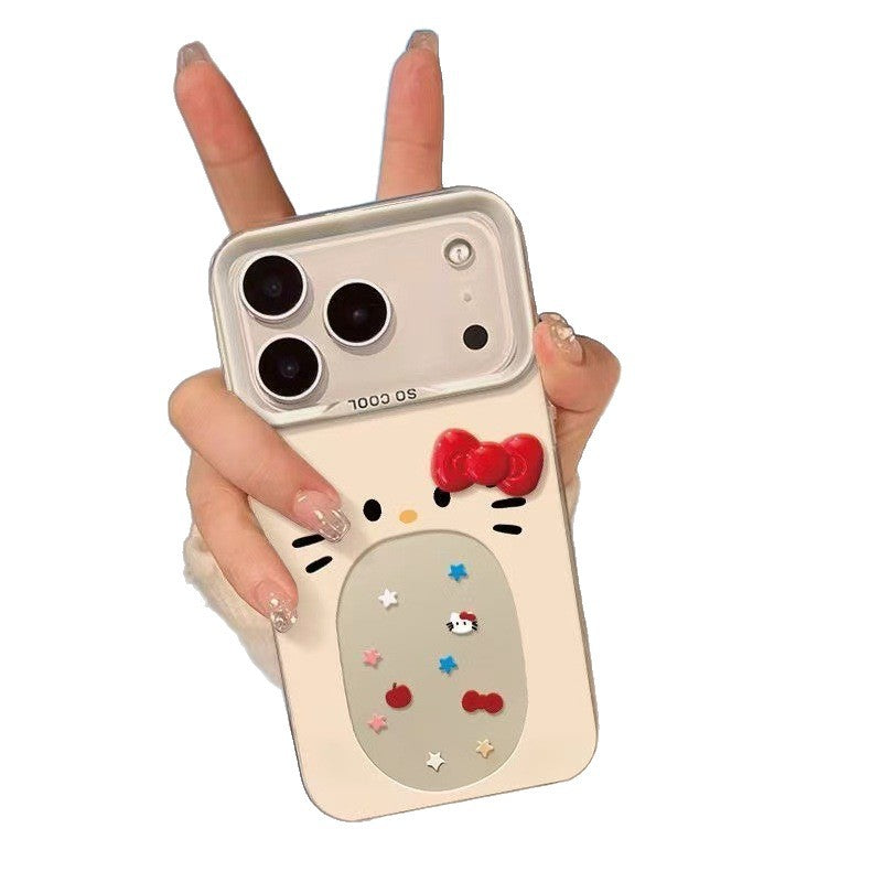 Apple iphone series Big mouth cat head suitable (Exclusive)