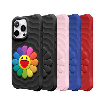 Apple Iphone series Cas Collaboration with Takashi Murakami Eti Sunflower case (Exclusive)