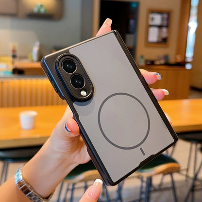 Samsung Fold series Magnetic Dual Axis Skin-Like Silicone case (Exclusive)