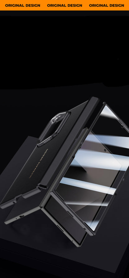Samsung Fold series Plain Leather Phone Case (Exclusive)