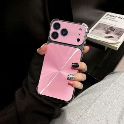 Apple Iphone Anti-Fall Cd Pattern Electroplating Case (Exclusive)