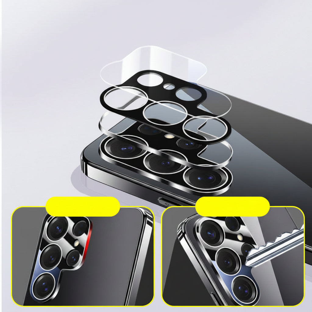 Samsung Ultra series Glass back Case (Exclusive)