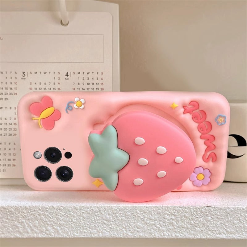 Apple Iphone Strawberry Stand Case (Exclusive)