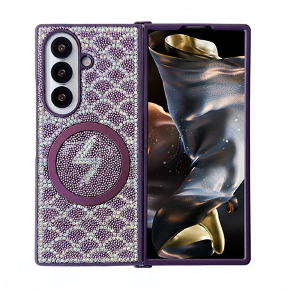 Samsung Foldable Screen Glitter Diamond Magnetic Bracelet Protective Case (Exclusive)