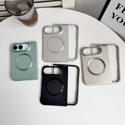Apple iPhone Ultra Fold stacked metallic paint magnetic ultra-thin anti-drop PC protective Case (Exclusive)