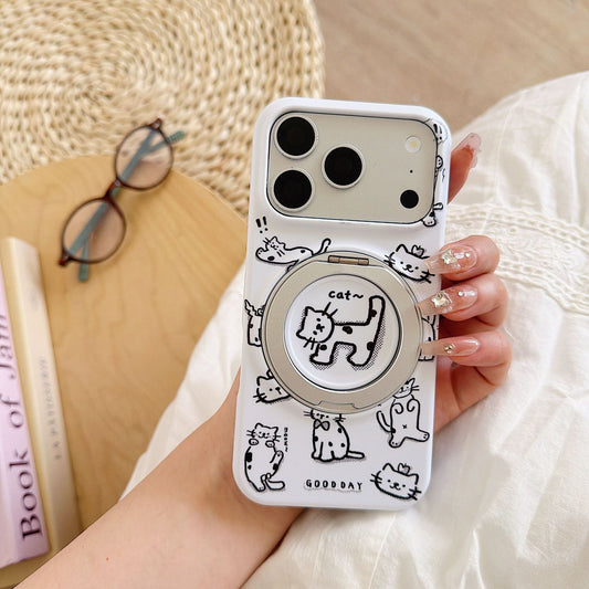 Apple iphone Splash-Ink Dachshund Rotating Pivot Case (Exclusive)